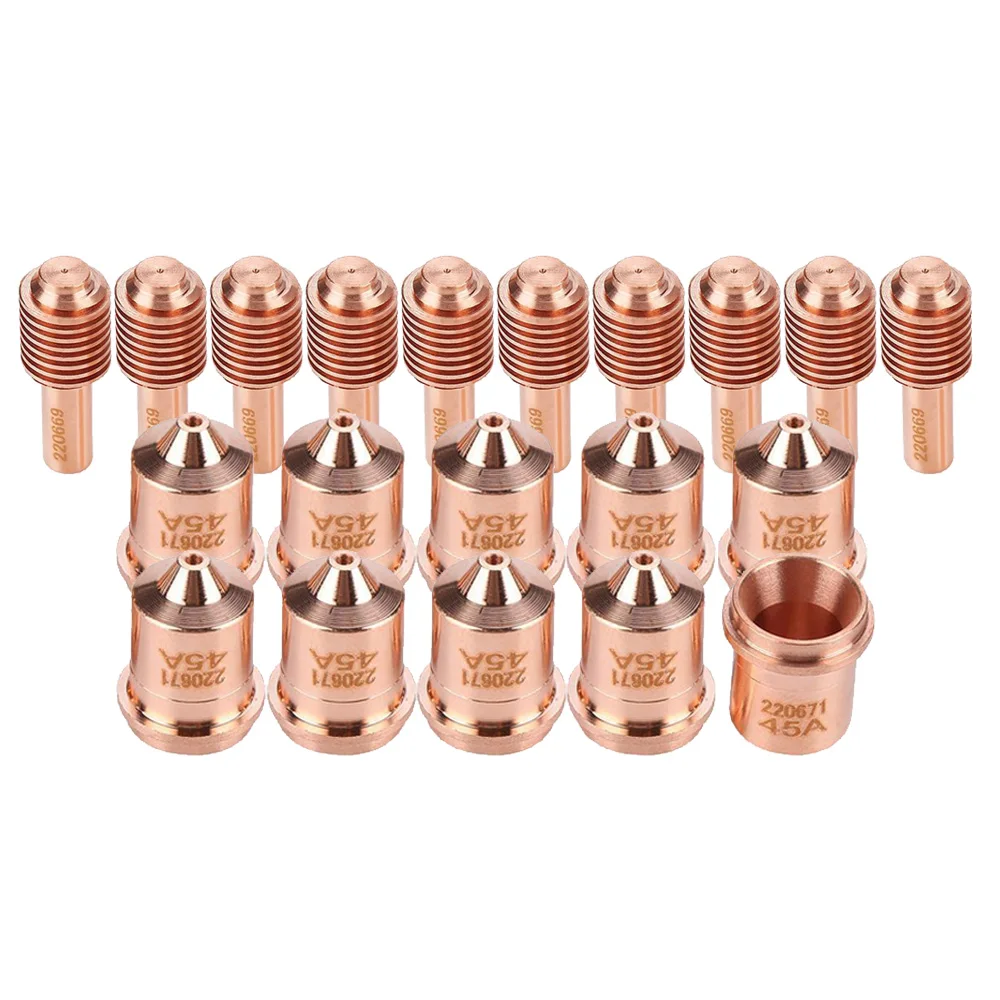 

220669 220671 Plasma electrode nozzle Equipment 20pcs Set Torch Tips Accessories Consumables