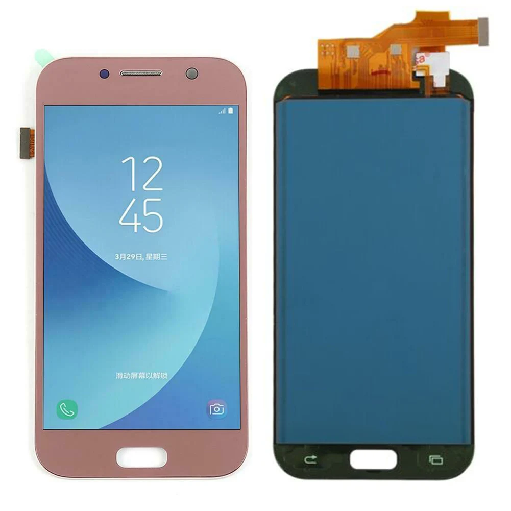 Заменить без рамки ЖК-дисплей Сенсорный экран дигитайзер для Samsung Galaxy A5 A520 SM-A520F/W