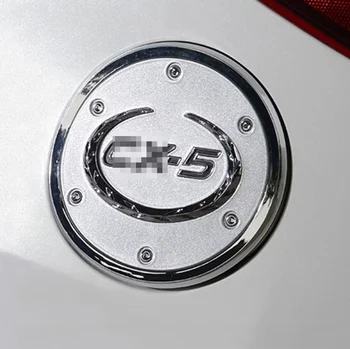 

Stainless steel Exterior Car Oil Fuel Tank Gas Cap Cover Trim Sticker For MAZDA CX-5 CX5 CX 5 2013 2014 2015 2016