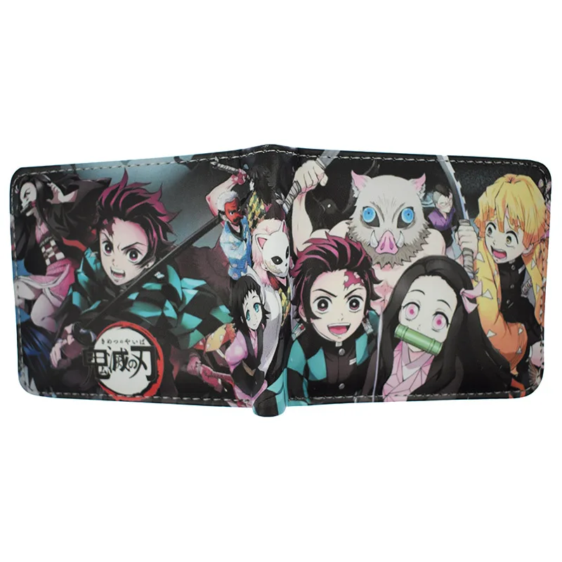 Новое поступление Аниме демон убийца Kimetsu No Yaiba Tanjiro Kamado кошелек короткий кошелек - Цвет: YM121903