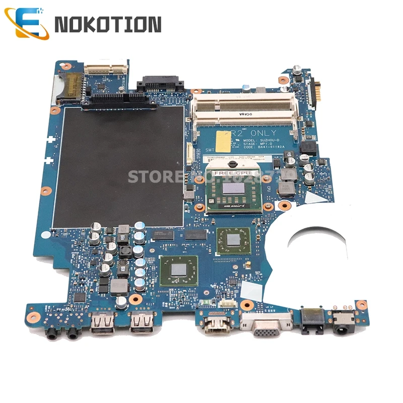 Материнская плата NOKOTION для ноутбука Samsung NP R425 HD5430 DDR2|Материнские платы ноутбуков|