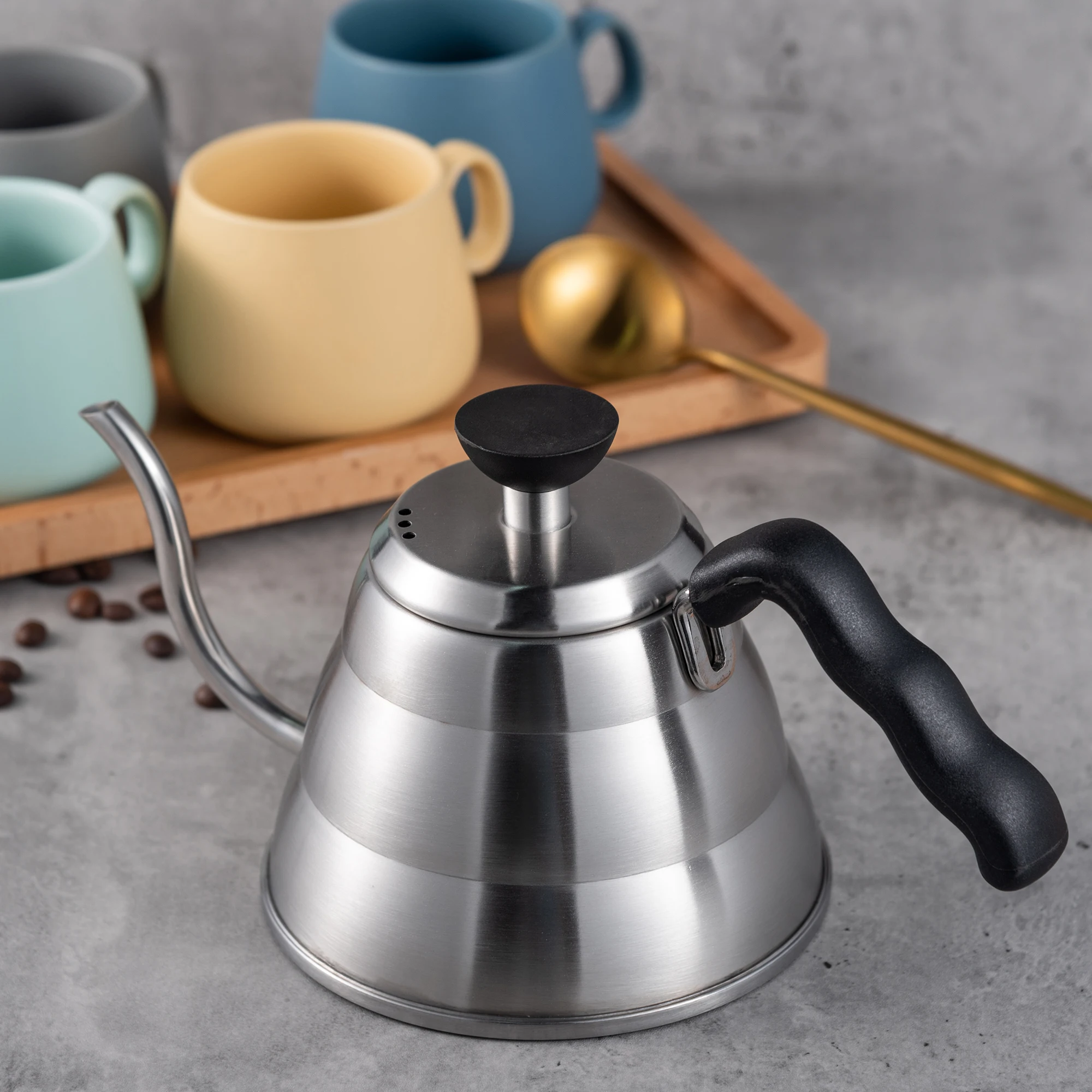 Brew Your Coffee to the Perfect Temperature With a Coffee Gator Gooseneck  Kettle for $17