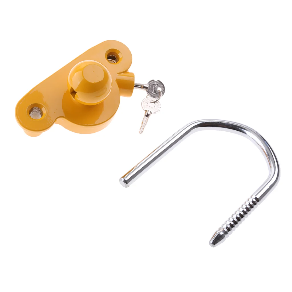 Universal Trailer Hitch Coupler Lock Ball Heavy Duty Steel 1 7/8