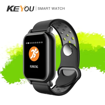 

KEYOU-KY112 pedometer heart rate monitoring smart watch can connect to Apple, Samsung, etc. to receive mobile phone messages