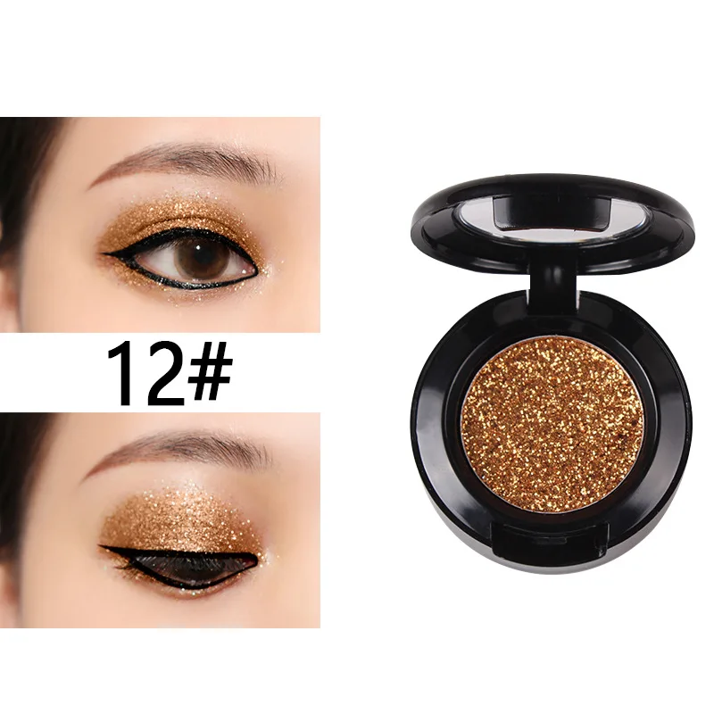 MISS ROSE Cross-border beauty Makeup монохромные перламутровые блестящие золотые умные тени для век портативные тени для век