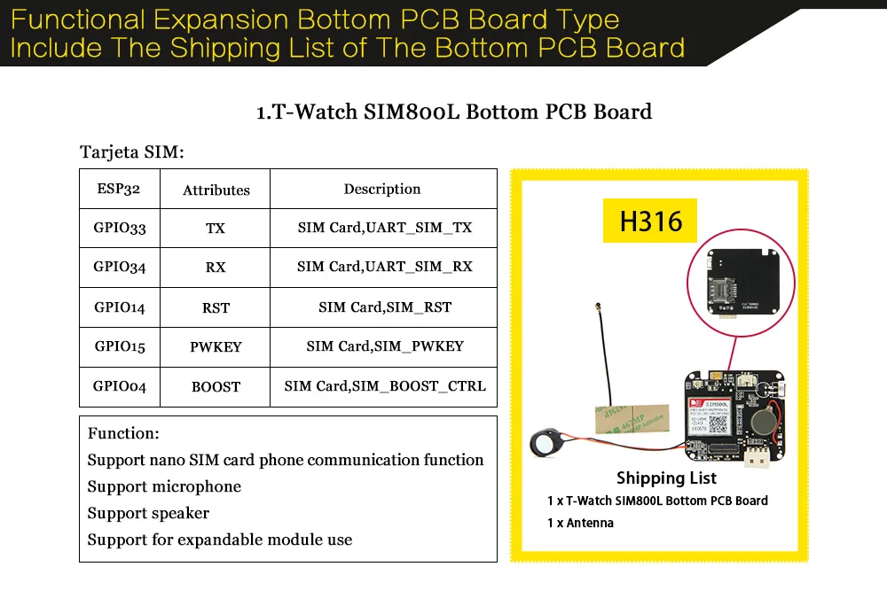 ESP32 Lora Development Kit сенсорный экран ESP8266& T-Watch ESP32 программируемый пригодный для использования в окружающей среде WiFi Bluetooth