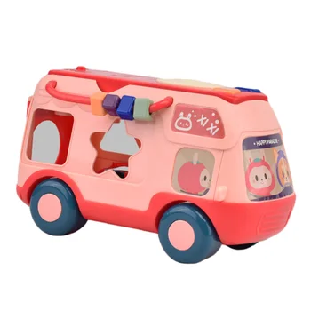 

1 Set Bus Hand Knock Piano Toy Kids Musical Instrument Toys Without Battery