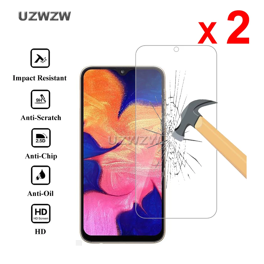

2pcs Premium Tempered Glass For Samsung Galaxy A10 A10s Protective Tempered Glass Screen Protector For Samsung A10 A10s Glass