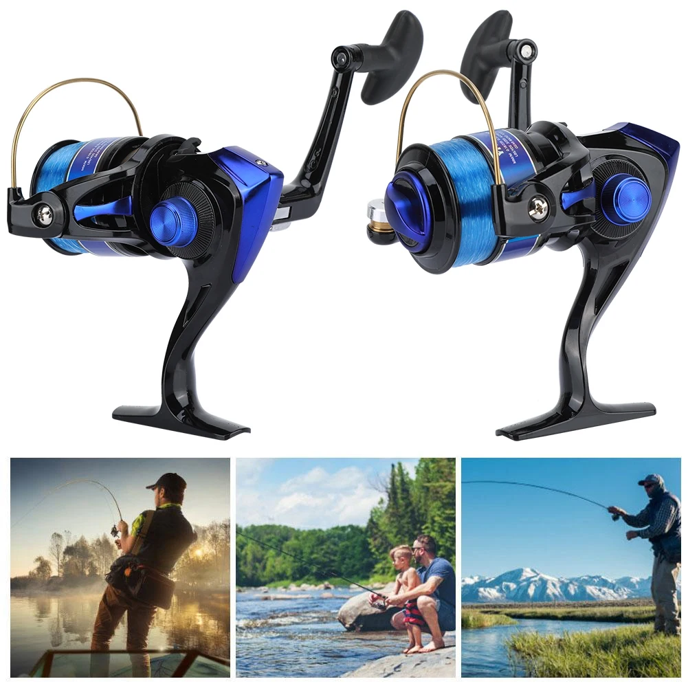 Giro de Pesca Bolas de Rolamento de Pesca Metal Reel Series Esquerda - Direita Intercambiáveis Roqueiro 5.5:15.2:1 Roda 1000-5000 15 Carretilhas de pesca