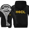 Bitcoin HODL Hoodies Men Cool Coat Thicken Cryptocurrency Sweatshirt Mans Jacket Hoody 2