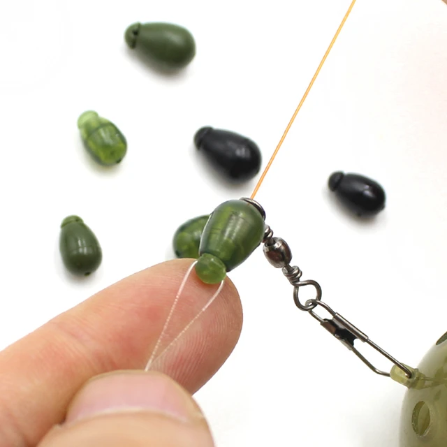 20PCS Quick Change Beads Carp Match Fishing Tackle Hook Links