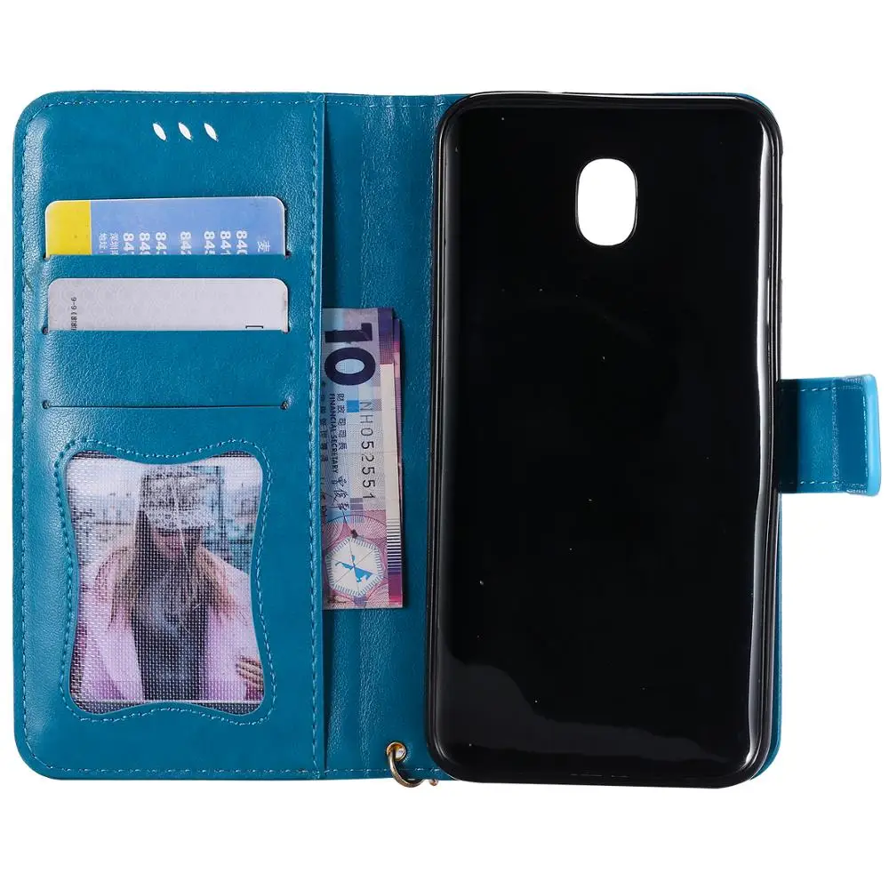 Для Samsung Galaxy J3 J4 J6 J7 J7 DUO J330 J530 J730 EU версия A6 плюс A5 A3 ночник девочек кожаный чехол