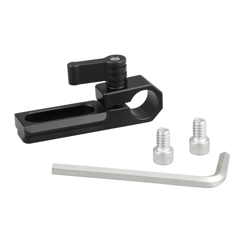 

Kayulin Single 15mm Rod Clamp with NATO Rail Black Wingnut