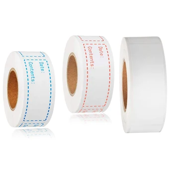 

300Pcs Removable Freezer Labels 1 x 3 Inch & 500x Removable Freezer Labels Food Storage Stickers (Blank White)