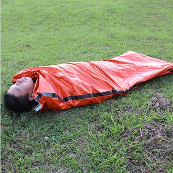 

Outdoor Sleeping Bags Portable Emergency Sleeping Bags Light-weight Polyethylene Sleeping Bag for Camping Travel Hiking