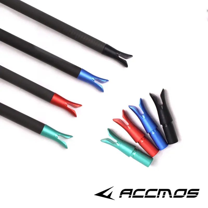 6/12pc Aluminum Alloy Arrow tail Arrow Nock Insert for 6.2mm 4.2mm 3.2mm 5.2mm Shaft Shooting Accessories