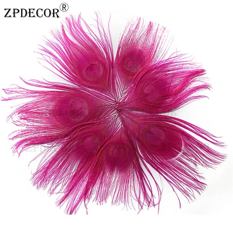 Zpdecor в течении 3-7 см Павлин перьевые кромки для украшения