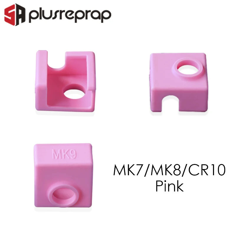 3D Printer Parts Silicone Sock for V6 Volcano MK8/MK9/CR10/CR10S Heated Block Warm Keeping Cover