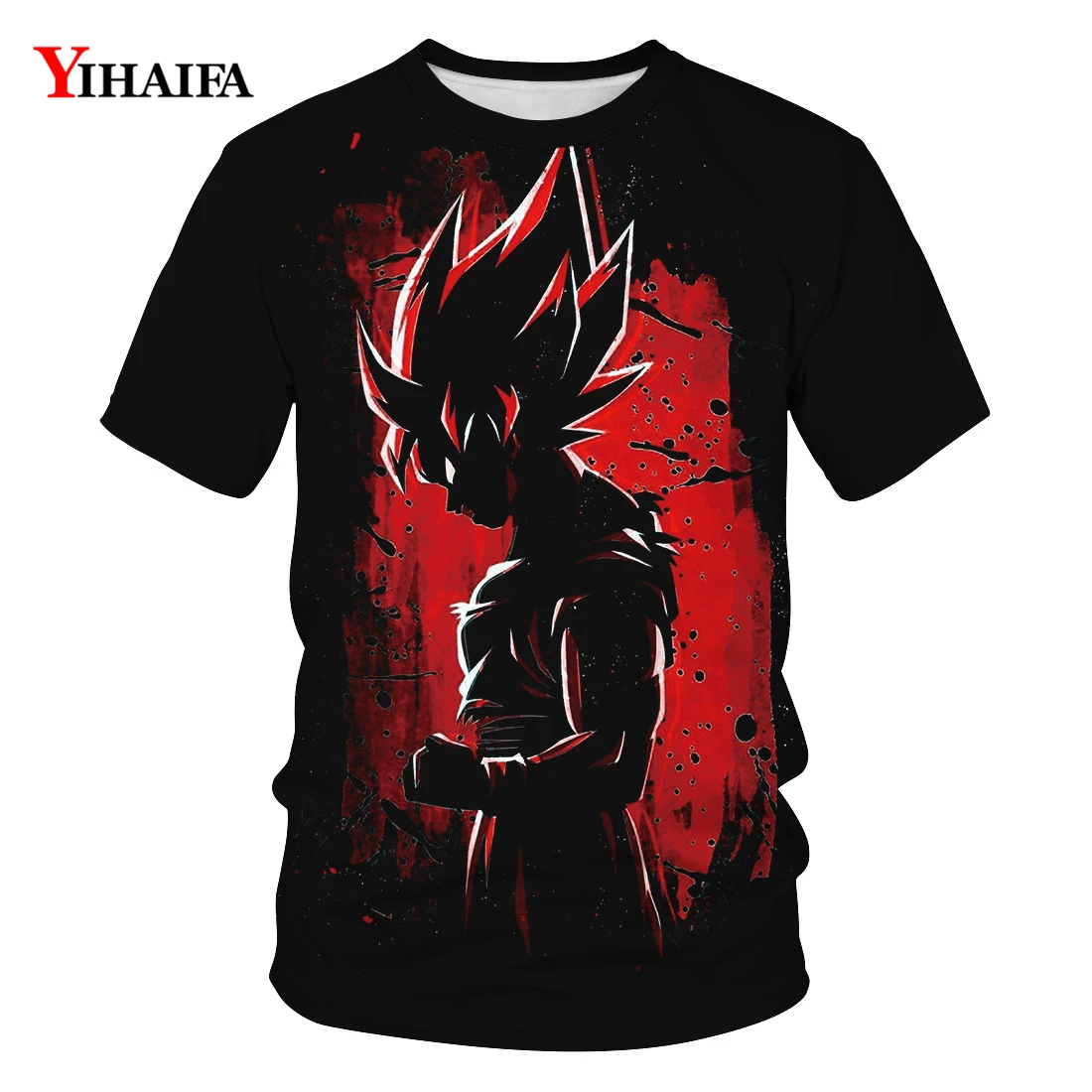 

Summer Man Tee shirt Anime Men's 3D T-shirt Dragon Ball Z Goku Super Saiyan Vegeta Printed Cartoon Tops