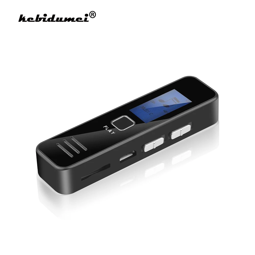 Профессиональный диктофон kebidumei цифровой видеоплеер с 20 часами записи mp3-плеер