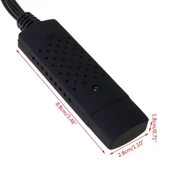 

USB 2.0 Video Capture Card Adapter TV DVD VHS DVR Converter For PC CCTV Camera
