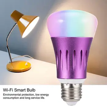 

LED Light Bulb LED Lamp LED Bulb Super Bright Durable RGBW WIFI Control Smart Bar Bedroom Party Decoration Wireless