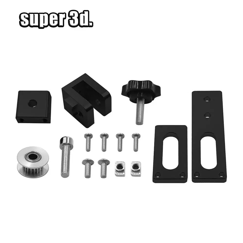 2020 профиль X axis синхронный натяжитель ремня для 3D принтера Creality CR 10/20 10S Pro Ender 3/5 Anet