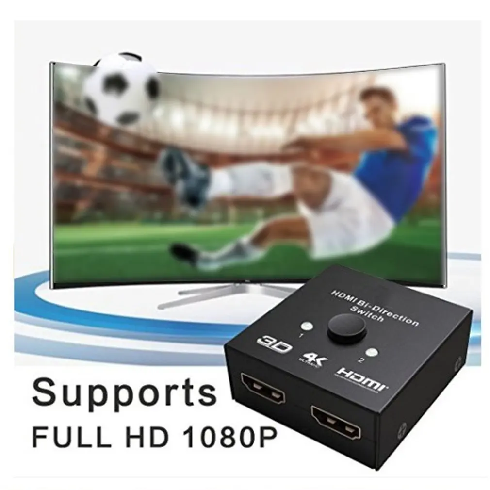 1x2 In Out UHD 4K Bi Direction HDMI 2,0 коммутатор сплиттер концентратор HDCP 3D HDMI сплиттер с Full Ultra HD
