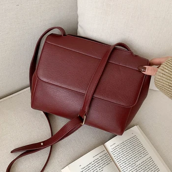 

Vintage Fashion Female Big Tote Bag 2020 New Quality Leather Women's Designer Handbag Ins Chic Female Shoulder Messenger Bag