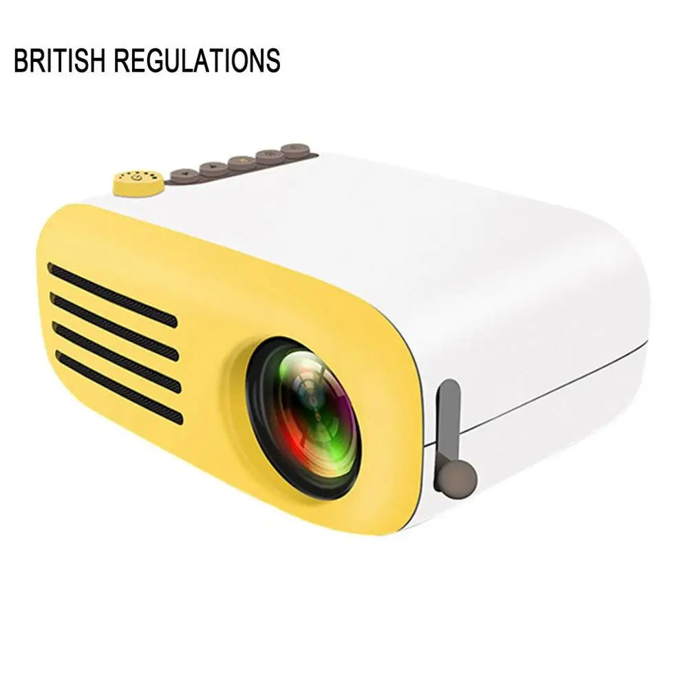 

YG200 Mini LED Pocket Projector Home Beamer Kids Gift USB HDMI Video Portable Projector Optional Battety