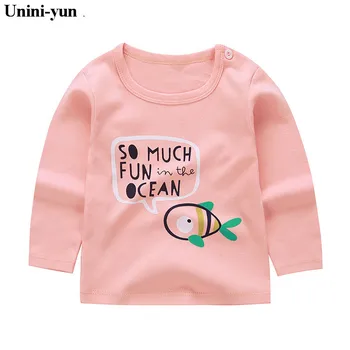 

Baby Girls T shirt Children Clothing 2017 Brand Clothes Girl Long Sleeve Tops Animal Appliques Kids T-shirts for girl Sweatshirt
