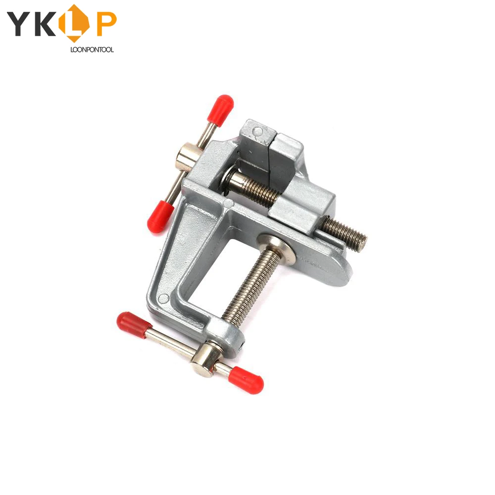 92mm Aluminum Alloy Clamp On Table Bench Vise Mini Tool Vice Muliti-Funcational for Miniature Small Jewelers Hobby | Инструменты