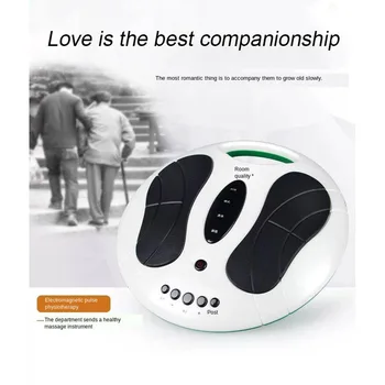 

Foot Machine EMS Joint Pain Acupuncture Electromagnetic Pulse TENS Thermotherapy Physiotherapy Point Moxibustion Foot Massager