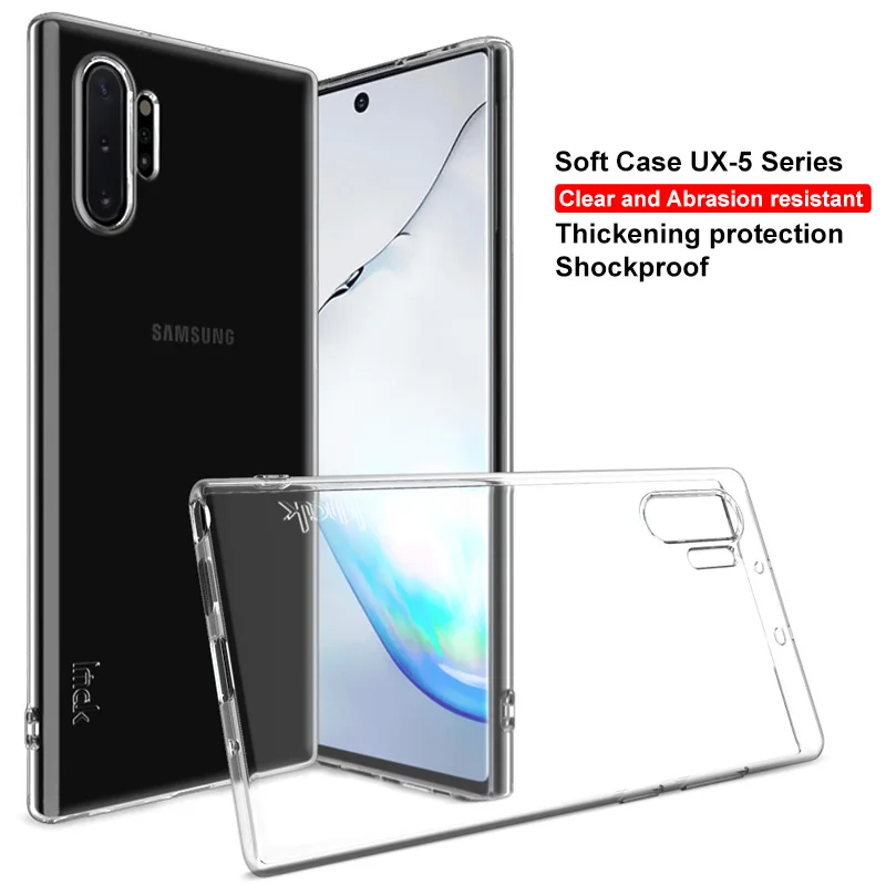 IMAK мягкие прозрачные чехлы из ТПУ для samsung Galaxy Note10 Note 10 Plus Pro Чехол прозрачный
