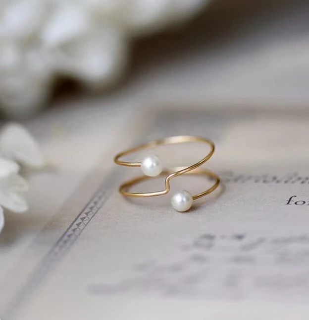 2 жемчужные крепления из стерлингового серебра 925 пробы регулируемые настройки