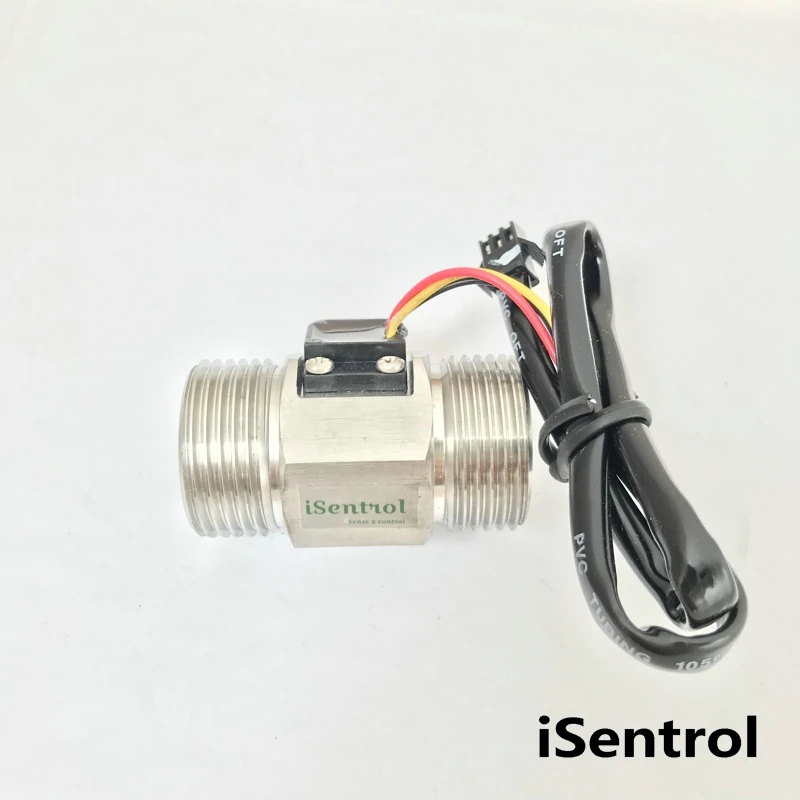 

5-24V USS-HS10TA Hall Water Flow Sensor SUS304 Stainless Steel OD32mm DN25 3-50LPM