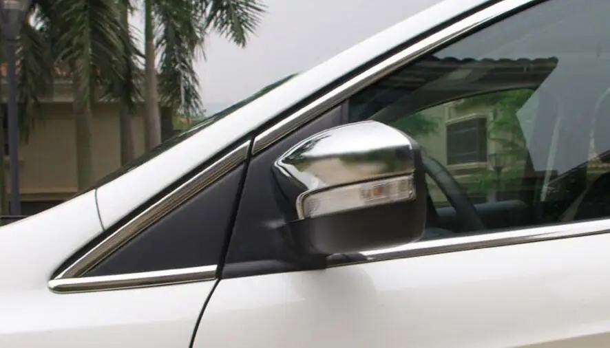 FIT FOR FORD ESCAPE KUGA 2013 2014 2015 2016 2017 CHROME SIDE DOOR MIRROR REAR VIEW TRIM COVER CAP OVERLAY MOLDING GARNISH GUARD |