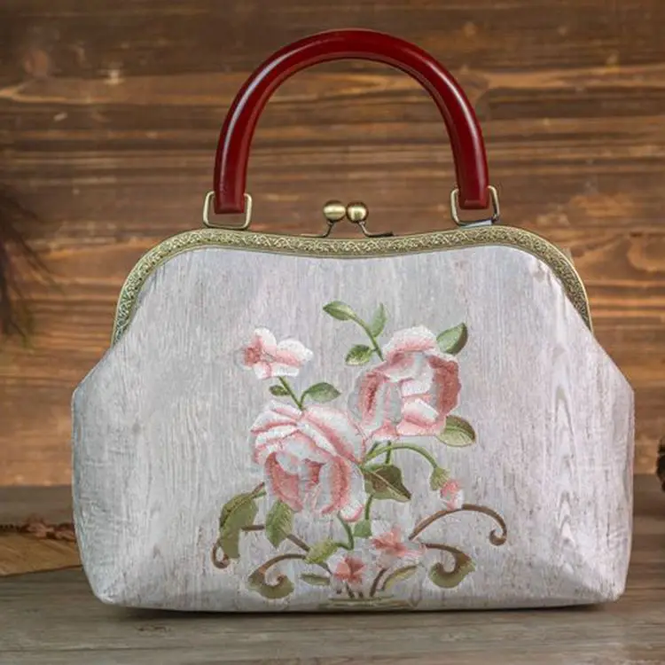 

P-F bag new Flower design women bags for women luxury women handbags Chinese style designer tote handbags women famous brands