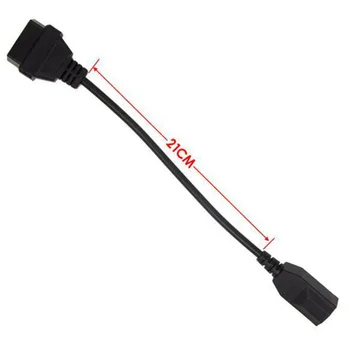 

Replacement Adapter Cable Connection Connector Black Female OBD2 Adapter