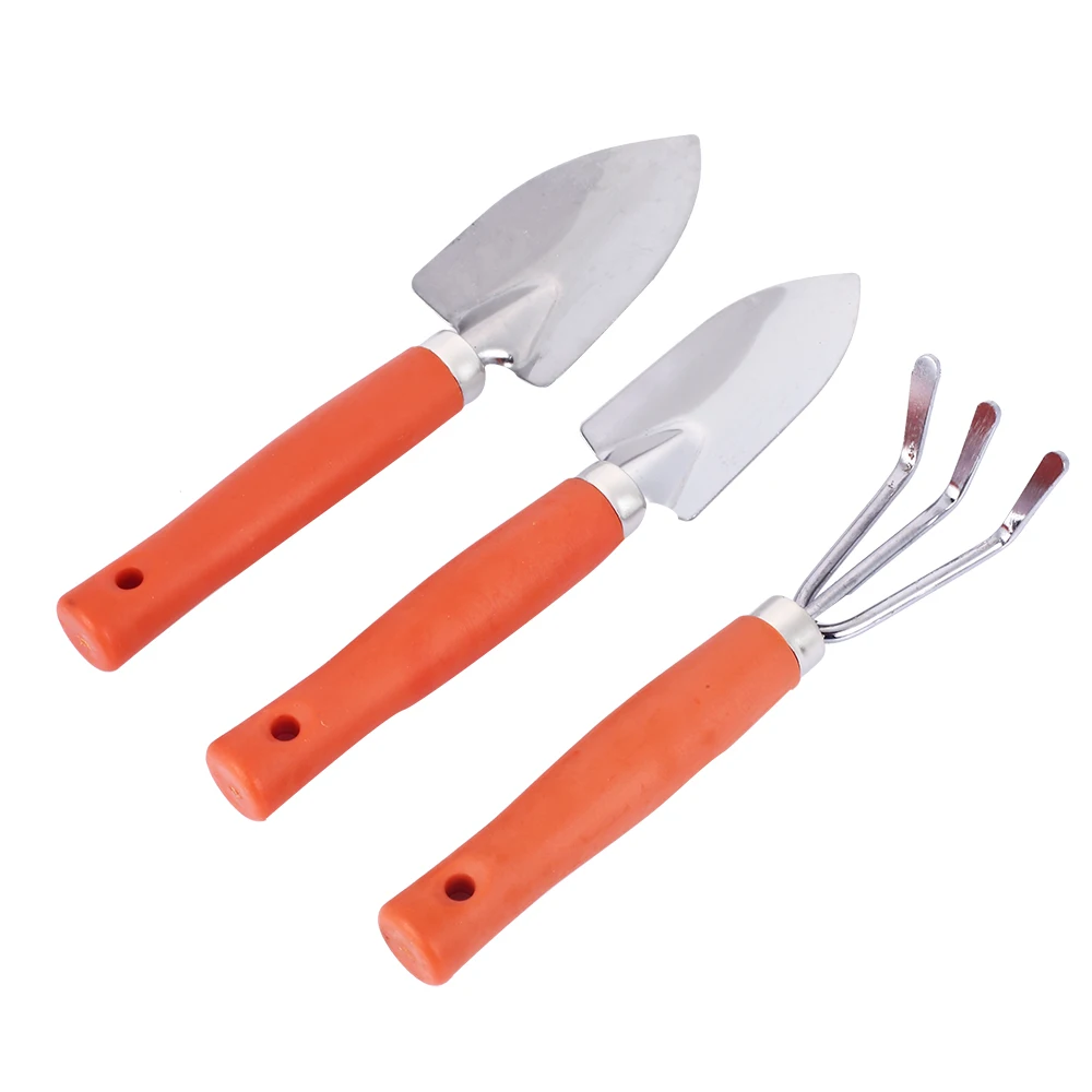 Садовый инструмент многофункциональный набор инструментов для садоводства садовый совок грабли прочный практичный горшечные растения Портативный зеленый 3 шт./компл