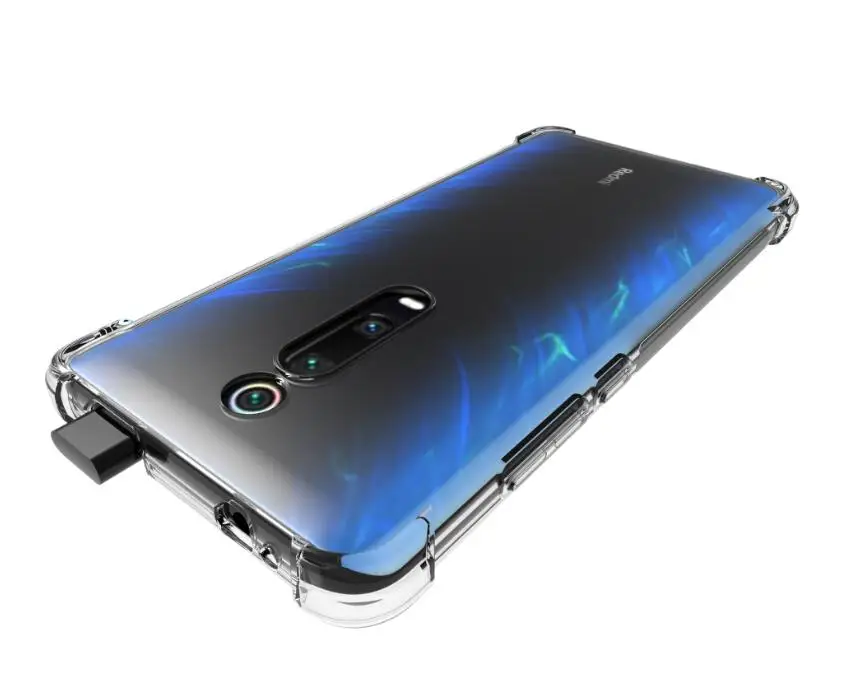 Для Xiaomi Redmi K30 Pro прозрачный чехол+ закаленное стекло Мягкий ТПУ гелевый защитный чехол для телефона
