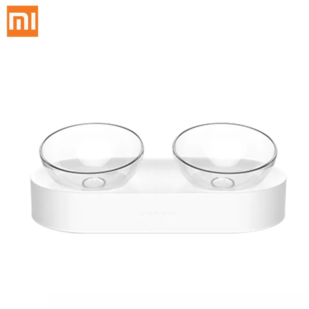 Xiaomi Mijia миски для домашних животных собачьи кошки питьевые миски для кормления миски регулируемые двойные миски для кормления чашка для воды для щенков товары для домашних животных