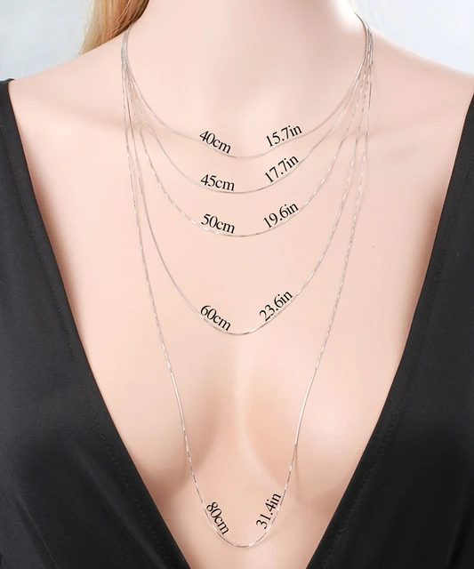 Necklace Size Chart For Women and Size Matters