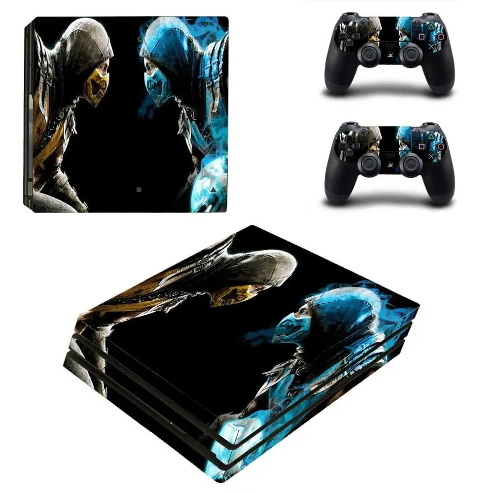 Mortal Kombat PS4 Pro sticker s Play station 4 наклейки для кожи наклейки для playstation 4 PS4 Pro консоль и контроллер Скины Виниловые