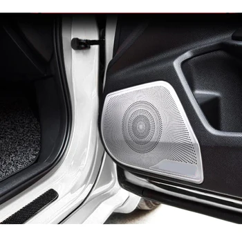 

Car Door Stainless Steel Front Inside Audio Speak Trumpet Sound Ring Circle Trim For Honda Civic 10th Sedan 2019 2020 2021