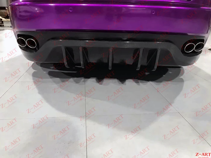 Z-ART GTR carbon fiber rear diffuser for Maserati Gran Turismo 2008-2019 lip chin | Автомобили и мотоциклы