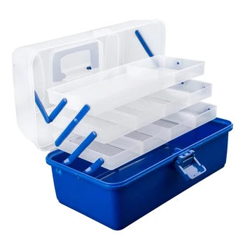 

With Handle Large Capacity Tool Fishing Tackle Box Non-toxic Accessories Fishhook Container Multi Compartment Anti-Corrosion