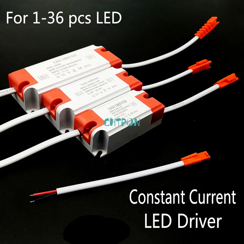 BTOER AC-DC Transformator LED Light Lamp Driver Netzteil  1-3W/4-7W/8-12W/12-18W 300mA