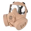 Military Gas Mask Tactical Protective Mask For Airsoft Shooting Hunting Riding CS Cosplay Full Face ► Photo 3/6