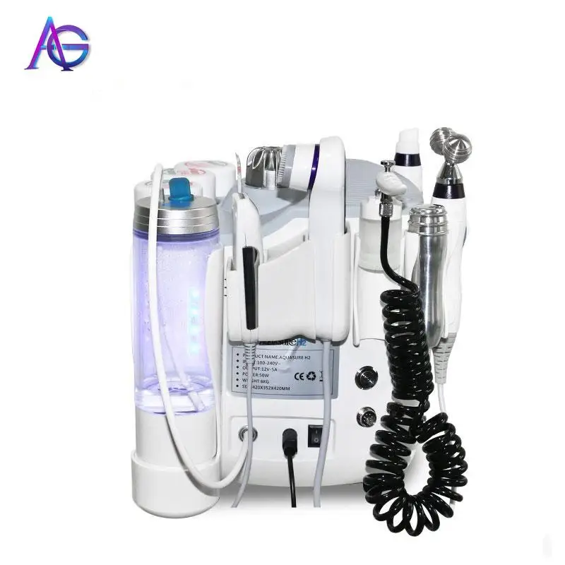  Portable small bubble hydro oxygen machine facial Deep cleaning for all skin type (Can choose 6 in 